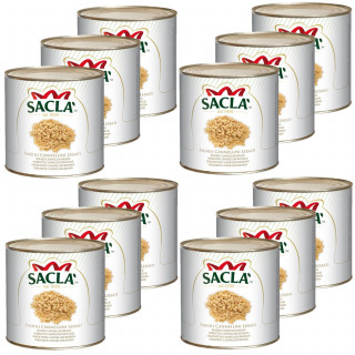 Lot 12x Haricots Cannellini au naturel - Conserve 2,5kg