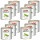 Lot 12x Petits pois fins au naturel - Conserve 2,5kg