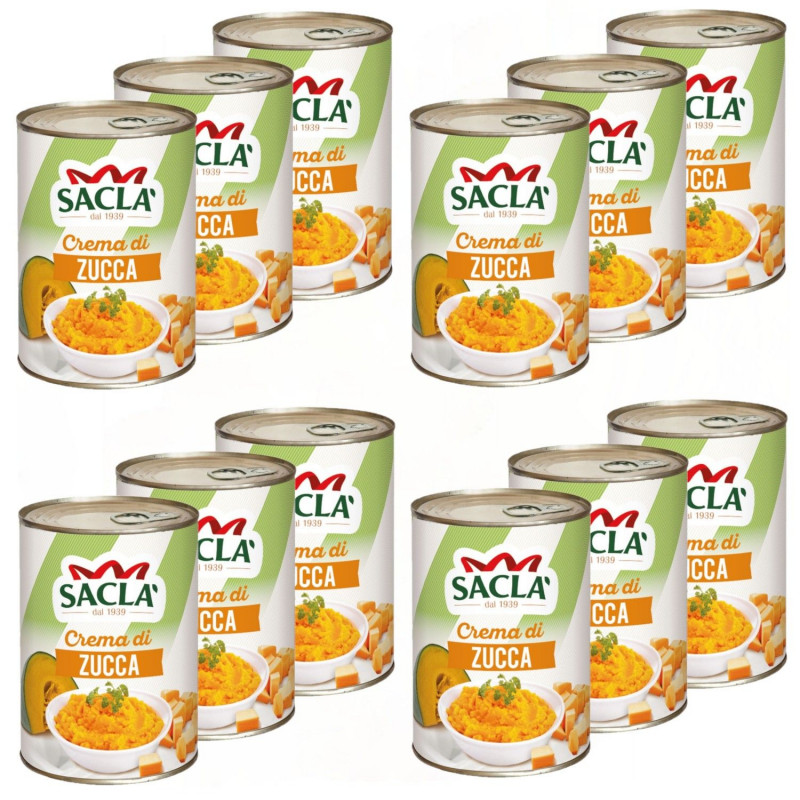 Lot 12x Crème de courge - Conserve 400g