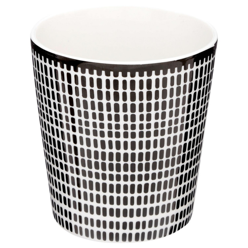 Mug ethnique Bohemia - 260 ml - Noir et blanc