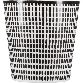 Mug ethnique Bohemia - 260 ml - Noir et blanc