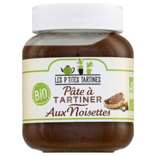 Pâte à tartiner BIO aux noisette - Les P'tites Tartines - pot 350g