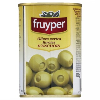 Olives farcies anchois - Fruyper - boite 130g