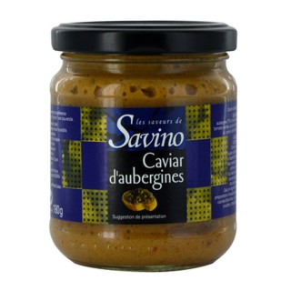 Caviar d'aubergines - Les Saveurs de Savino - pot 180g