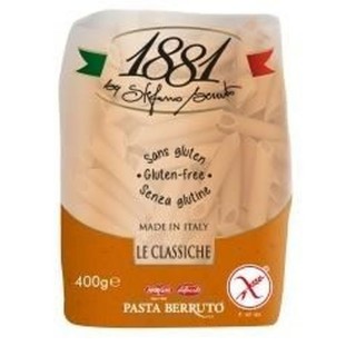 Pâtes italiennes Penne n°30 - SANS GLUTEN - 1881 Pasta Berruto - paquet 400g