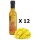 Lot 12x Vinaigre pulpe de mangue - Fabriqué en France - MR - bouteille 250ml