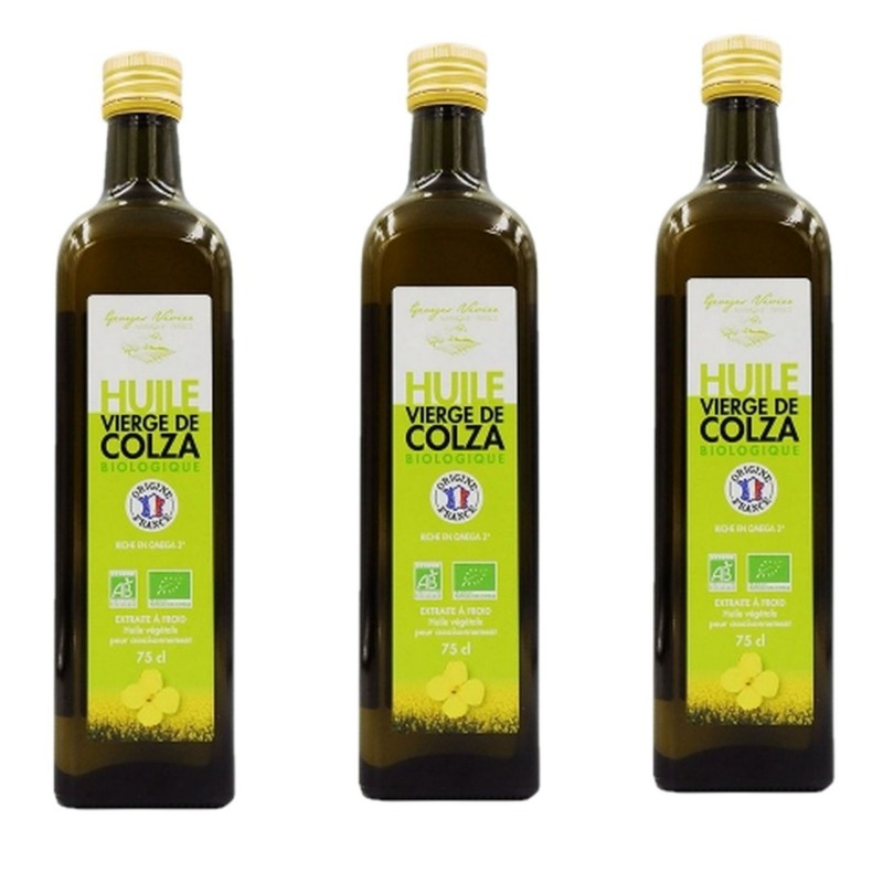 Lot 3x Spécialité d'huile d'olive à la truffe noire 1% - Bouteille