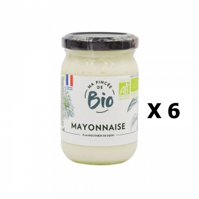 Lot 6x Mayonnaise BIO - Ma Pincée de Bio - pot 185g