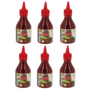 Lot 6x Sauce pimentée Sriracha - Exotic Food - bouteille 225g