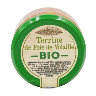 Terrine de Foie de Volaille BIO - France - pot 180g