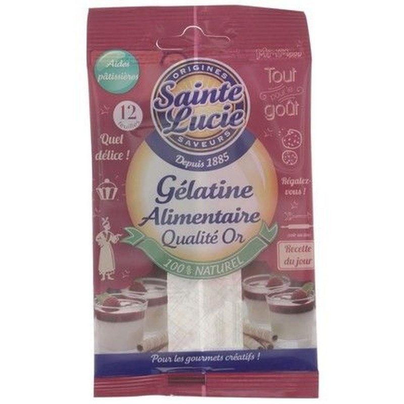 Pâte à sucre rouge - Sainte Lucie - 100 g