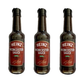 Lot 3x Sauce anglaise worcester - bouteille 150 ml