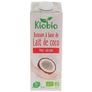 Boisson végétale BIO lait de coco  - Kiobio - brique 1l