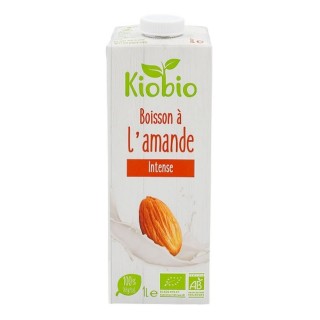 Boisson végétale amande intense BIO - Kiobio - brique 1l