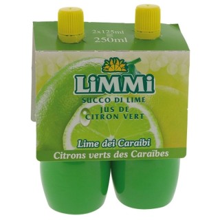 Jus de citron vert pressé - Limmi -  2 flacons 125ml
