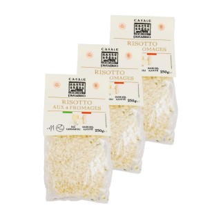 Lot 3x Risotto aux 4 fromages - paquet 250g