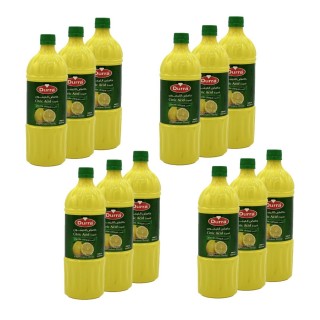 Lot 12x Acide citrique liquide - Durra - bouteille 1L