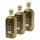 Lot 3x Huile d'olive Bio extra vierge non filtrée - bouteille 500ml