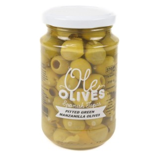 Olives Manzanilla dénoyautées - pot 350g