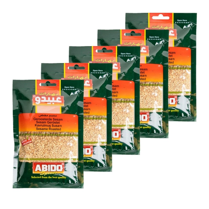 Lot 5x Sésame doré - Abido - sachet 50g