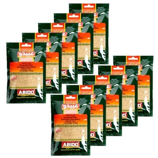 Lot 10x Coriandre moulue - Abido - sachet 50g