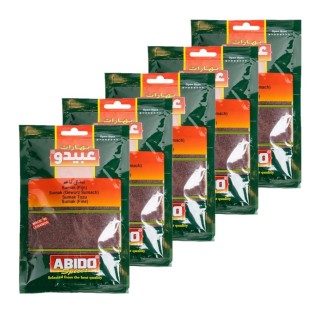 Lot 5x Sumac moulu - Abido - sachet 50g