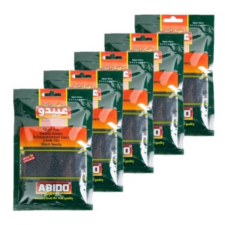 Lot 5x Graines de nigelle - Abido - sachet 50g