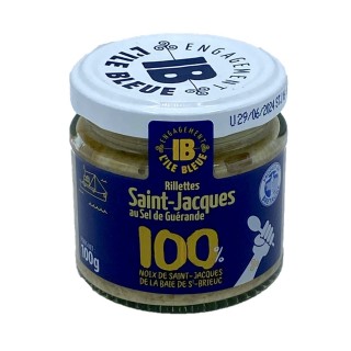 Rillettes de St Jacques de la Baie de St Brieuc au sel de Guérande - Pot 100g