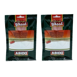 Lot 2x Bicarbonate de sodium - Abido - sachet 100g