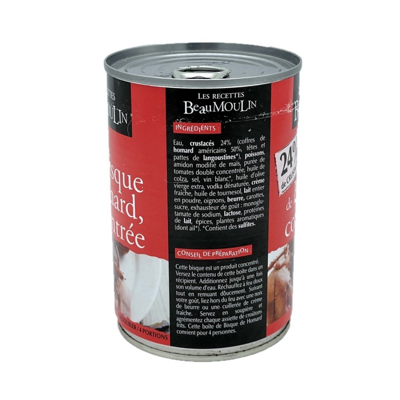 Bisque de homard Boîte 400g