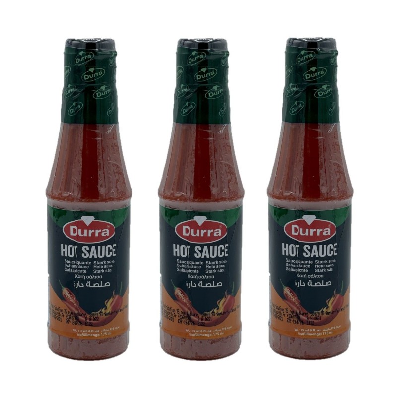 Lot 3x Sauce chili piquante - Flacon 175ml
