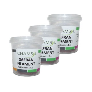 Lot 3x Safran filament - Flacon 10g