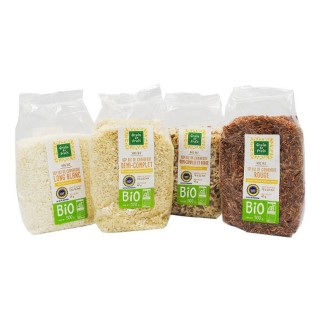 Riz rouge de Camargue long complet Bio 1 kg - Écologique et Savoureux