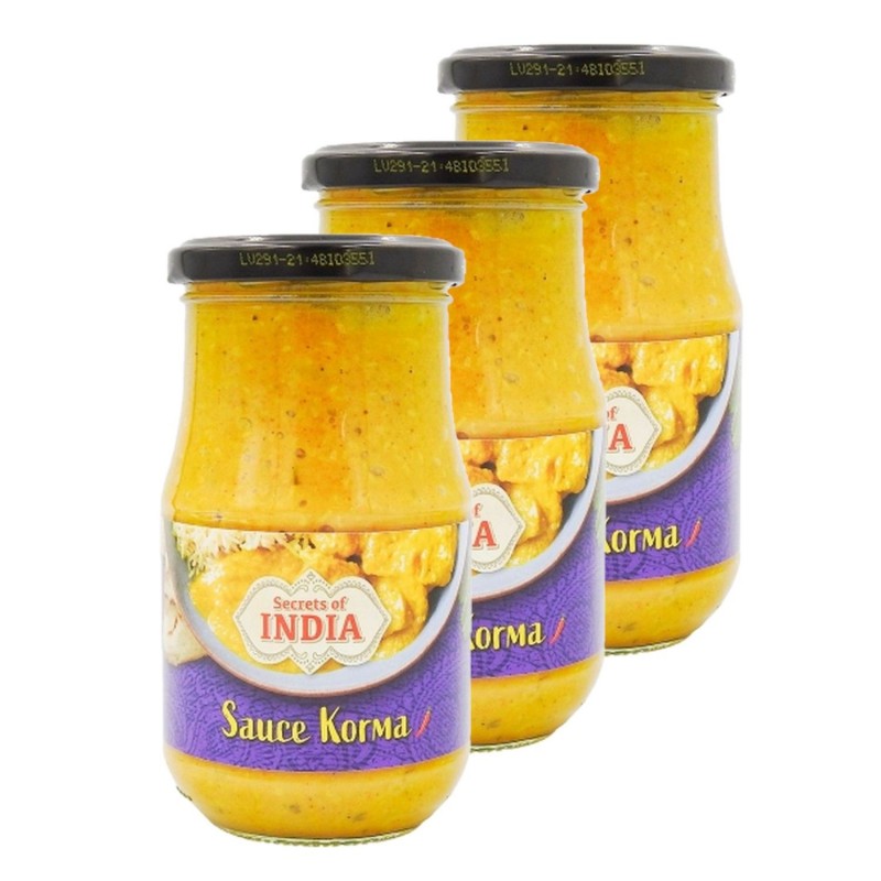 Lot 3x Sauce Korma - Pot 350g