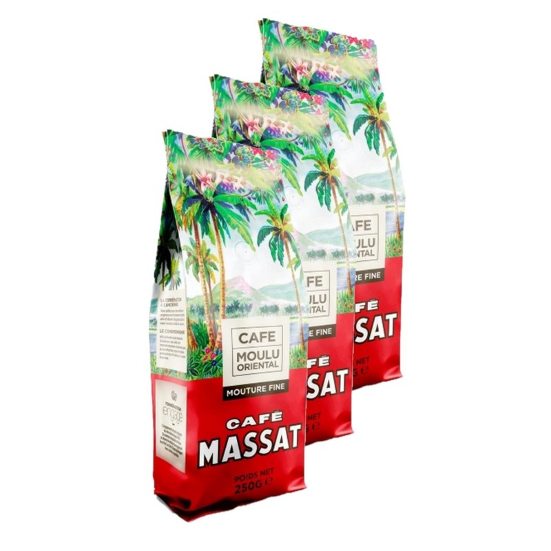 Lot 3x Café moulu oriental - Paquet 250g