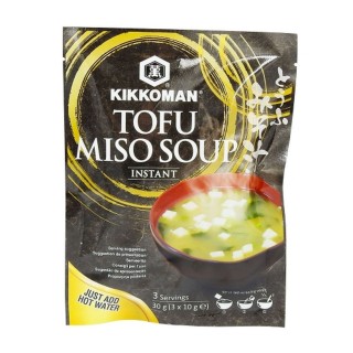 Soupe miso tofu instantanée - 3 portions - Sachet 30g