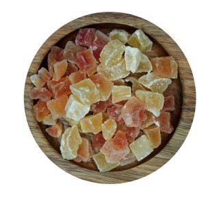 Mix ananas et papaye cube - Sachet 250g