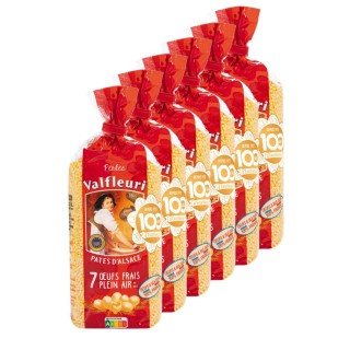 Lot 6x Pâtes - Gamme Fines et Savoureuses "Perle" - Sachet 400g