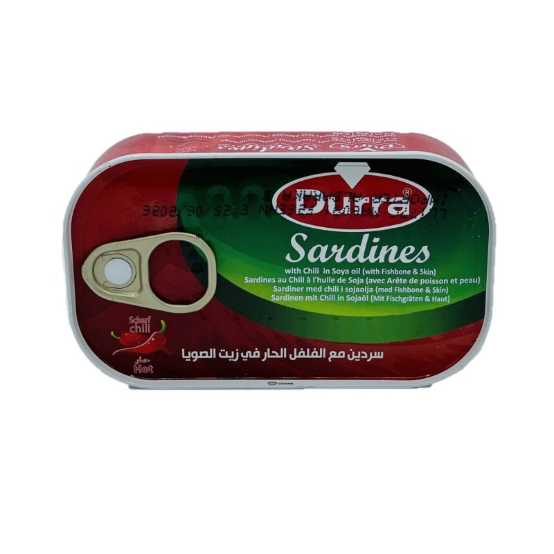 Sardine piquante à l'huile de soja - Boîte 125g