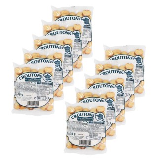 Lot 10x Croûtons goût ail - Sachet 75g