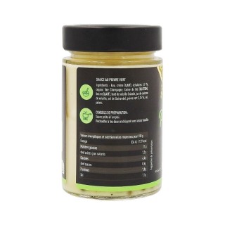 Lot 12x Sauce au poivre vert - Pot 180g