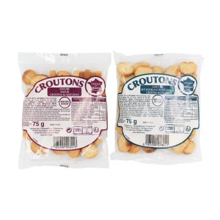 Lot 10x Croûtons goût ail - Sachet 75g