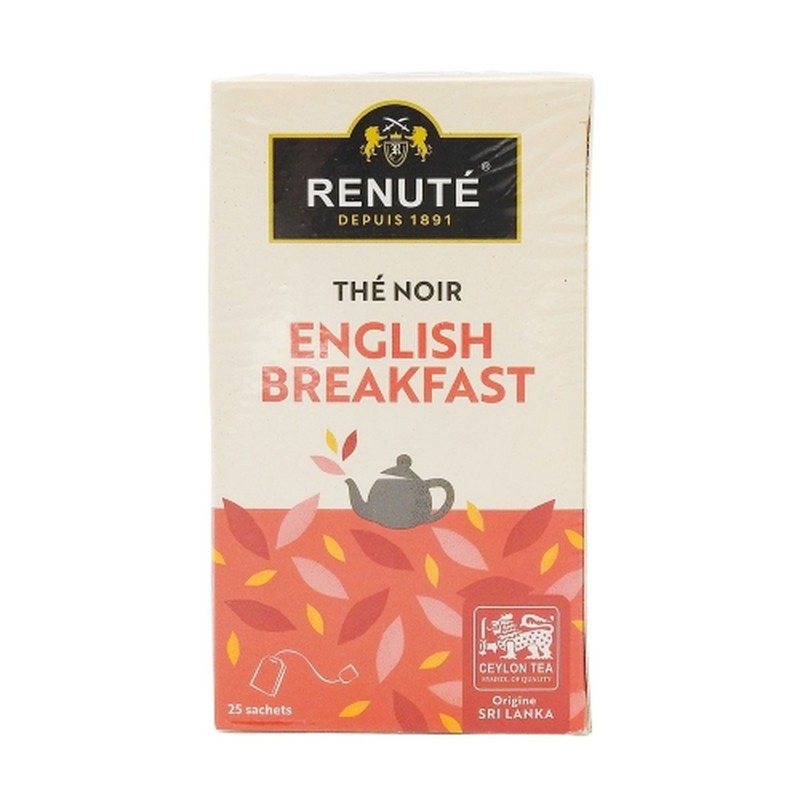 Thé noir English breakfast - 25 sachets - Boîte 50g