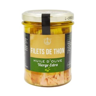 Lot 3x Filets de thon à l'huile d'olive vierge extra - Pot 200g