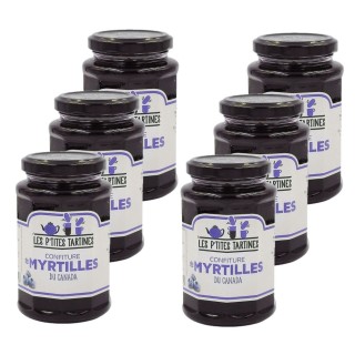 Lot 6x Confiture de myrtilles du Canada - Pot 315g