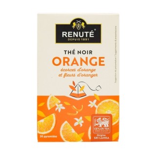 Lot 10x Thé noir à l'orange - 20 sachets - Boîte 32g