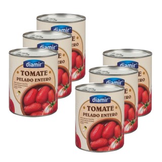 Lot 6x Tomate entière pelée - 4/4 - Boîte 780g